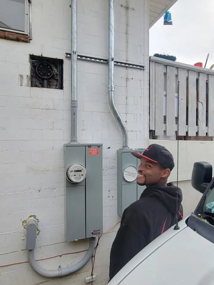 De Andre Johnson, owner of Crimson City Electric