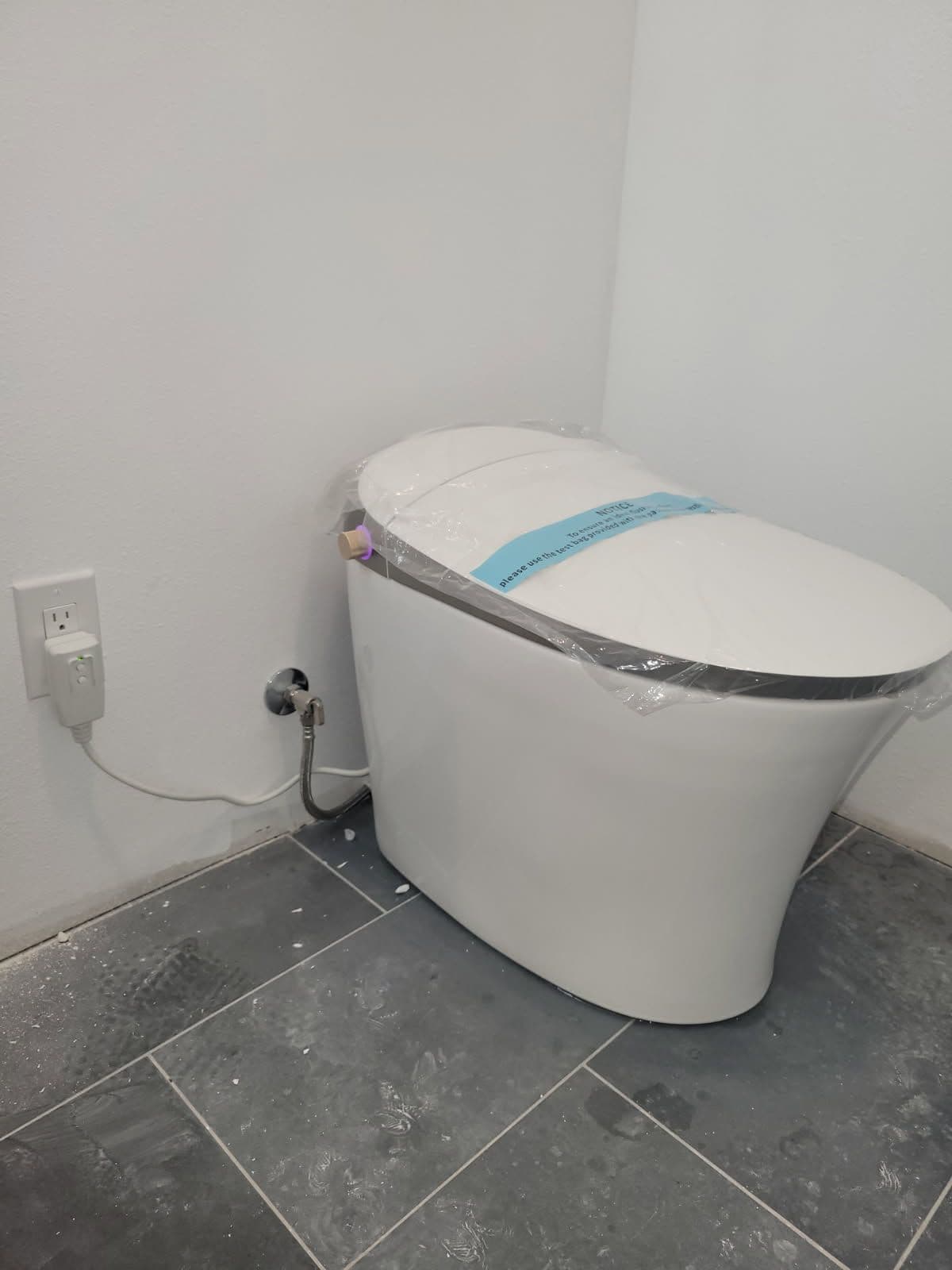 Modern Bathroom Upgrade with Bidet Installation image